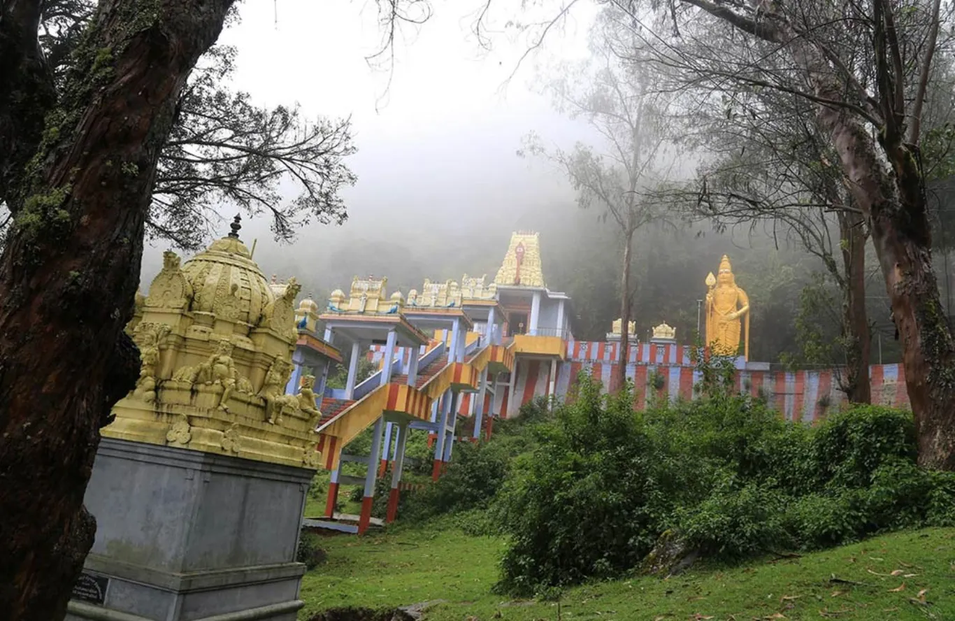 Ooty street or temple scene