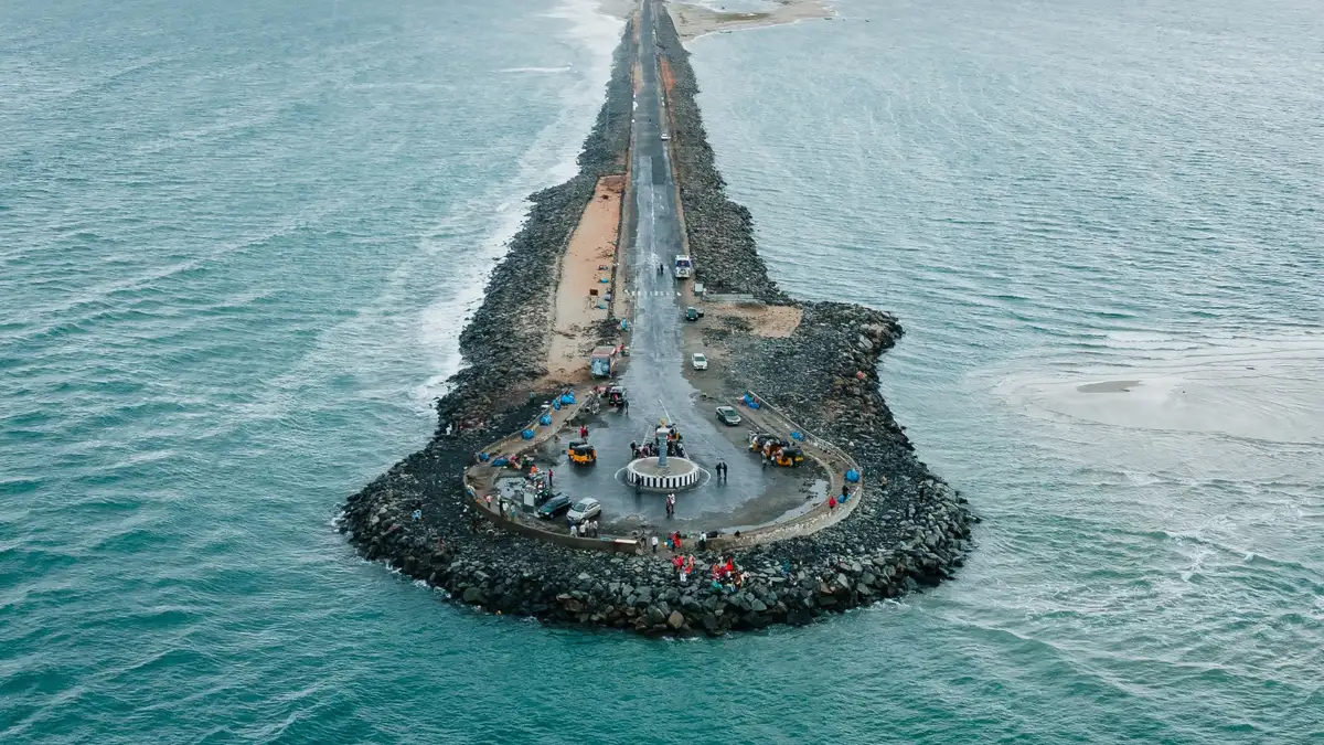 Rameswaram street or temple scene