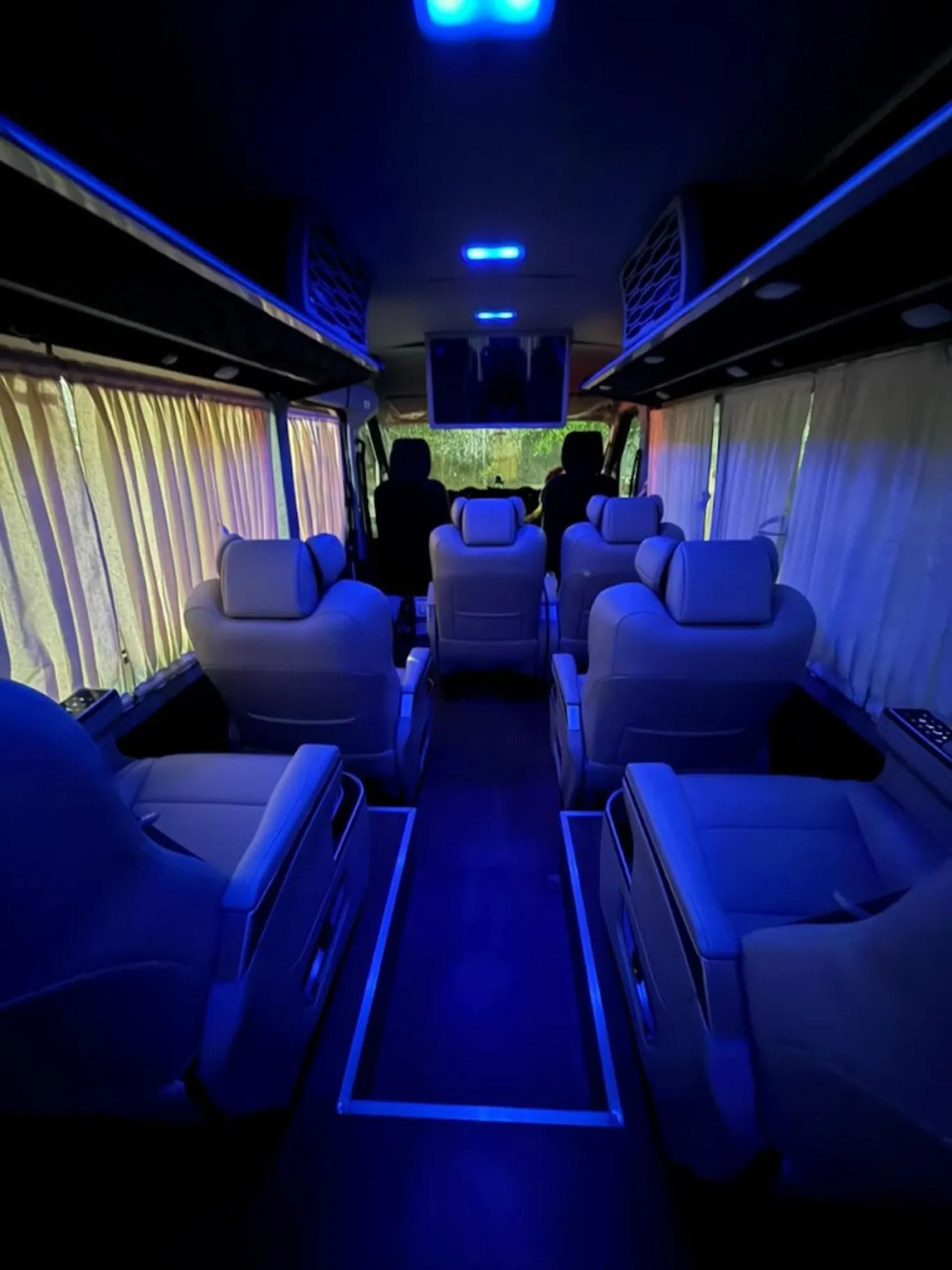 Ultra Luxury Urbania massage recliner cabin with mood lighting