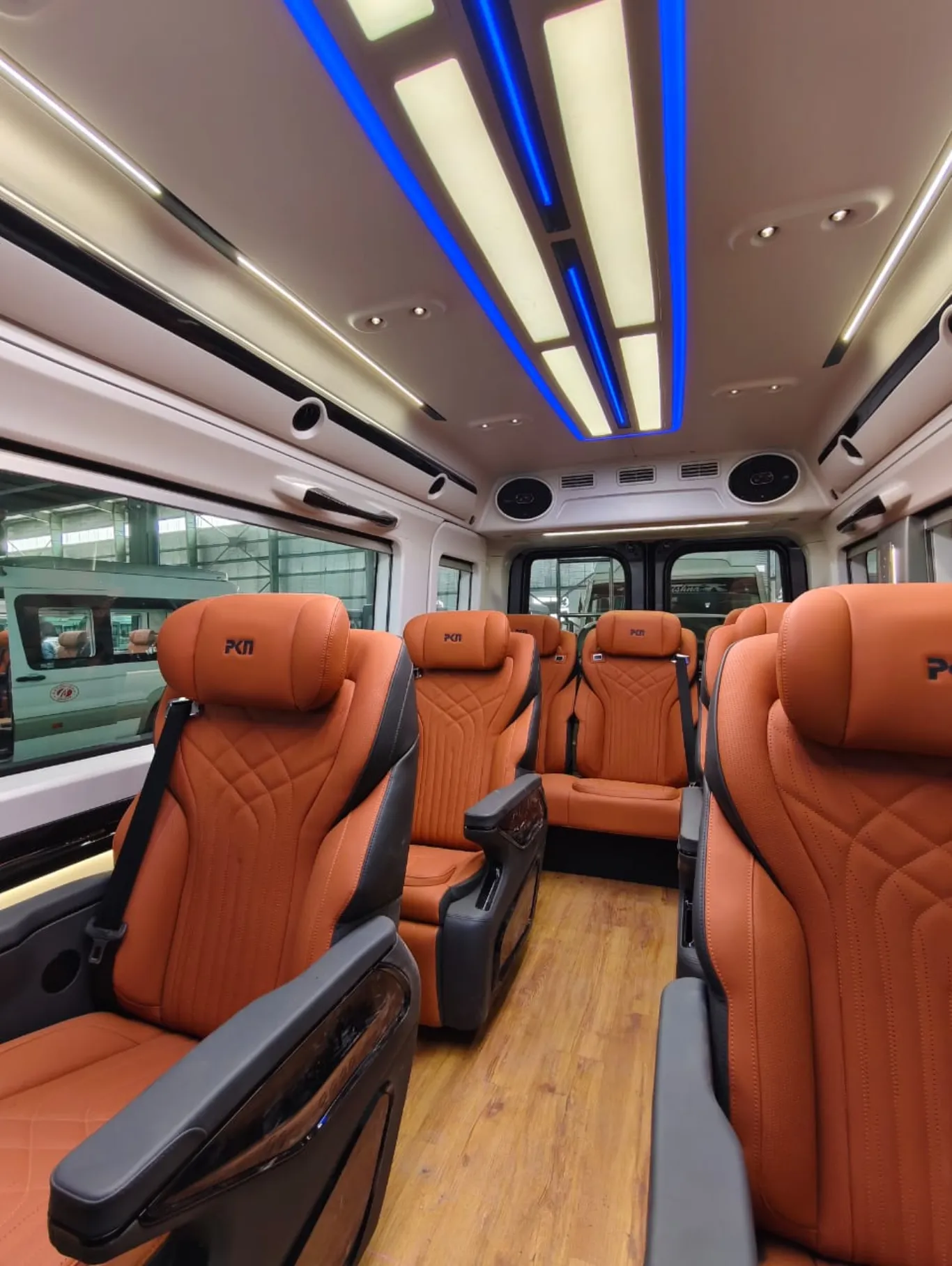 Deluxe Urbania 16 seater cabin for group travel