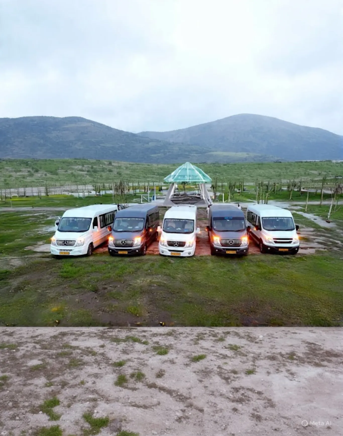 Urbania Rentals Chennai fleet lineup at the Pozhichalur hub near Chennai Airport